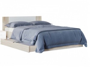 Кровать с шухлядой Лилея Новая Світ Меблів Дуб Сонома 180х200см
