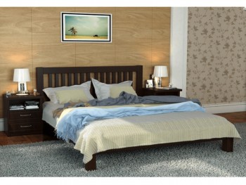 Кровать деревянная двуспальная Анастасия ДаКас с подъемным механизмом