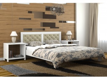 Кровать деревянная двуспальная Диана Люкс ДаКас с подъемным механизмом
