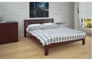 Кровать двуспальная деревянная Л-210 Скиф