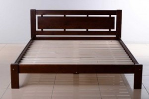 Кровать двуспальная деревянная Л-210 Скиф