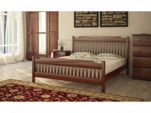 Кровать двуспальная деревянная Л-212 Скиф