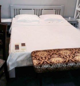 Кровать двуспальная деревянная Л-225 Скиф
