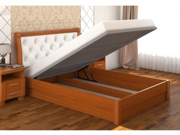 Кровать двуспальная Милена Дерево ДаКас с подъемным механизмом