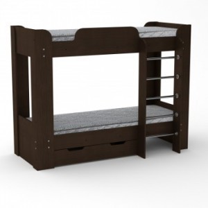 Кровать детская двухъярусная Твикс-2 190*70 см Компанит с шухлядой