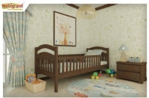 Кровать детская деревянная Жасмин Люкс MebiGrand 90*200 см ( без шухляд)