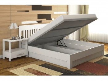 Кровать деревянная двуспальная Диана Шале ДаКас с подъемным механизмом