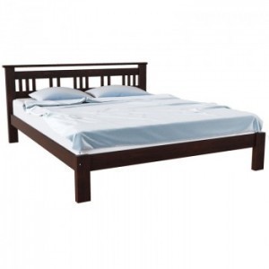 Кровать двуспальная деревянная Л-227 Скиф
