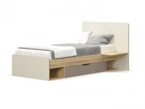 Кровать 900 Лами с выдвижной шухлядой Мебель Сервис