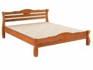 Кровать двуспальная деревянная «Монако» 1.6х2.0м Сосна МЕБИГРАНД