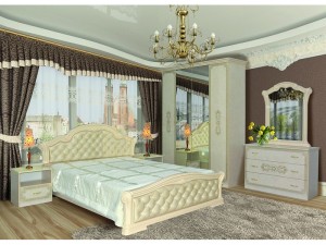 Спальня Венеция Новая 4Д Світ Меблів Пино Беж