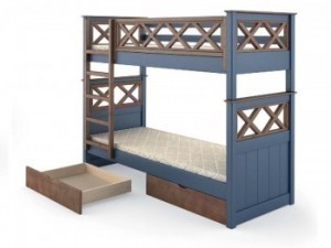 Кровать деревянная двухъярусная Мальта 200*90 см МебиГранд (без шухляд)