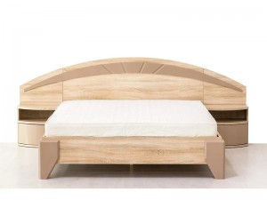 Кровать Аляска Мебель Сервис (Дуб Самоа) 160х200см