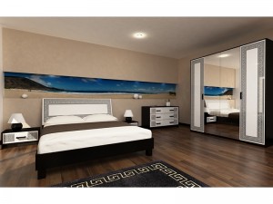 Спальня Бася Новая 4Д Світ Меблів Олимпия