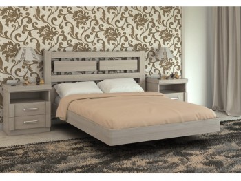 Кровать деревянная двуспальная Виктория ДаКас с парящим каркасом FLY