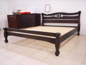 Кровать двуспальная деревянная “Даллас” 1.4х2.0м Сосна МЕБИГРАНД