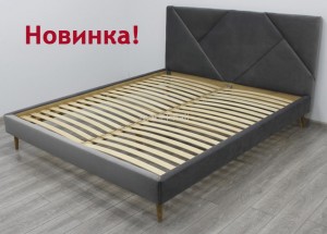 Кровать двуспальная с мягким изголовьем и подъемным механизмом Сити 180*200 (190) см
