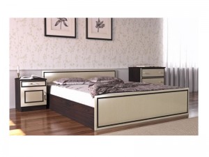 Кровать Ким Світ Меблів Венге светлый 160х200см