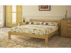 Кровать двуспальная деревянная Л-205 Скиф