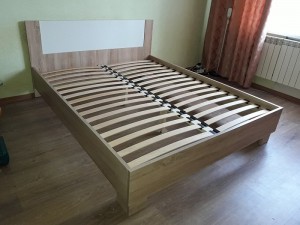 Кровать Маркос Мебель Сервис Дуб Самоа 160х200см