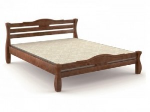 Кровать двуспальная деревянная «Монако» 1.8 х 2.0 м Сосна МЕБИГРАНД