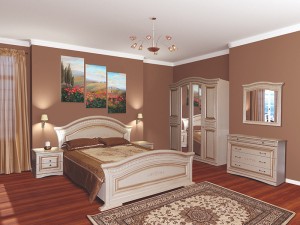 Спальня Николь 4Д Світ Меблів (патина)