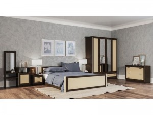 Кровать Соня Світ Меблів Венге 160х200см