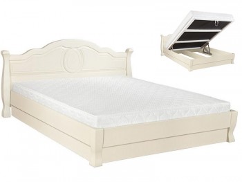 Кровать деревянная двуспальная Анна Элегант ДаКас с подъемным механизмом