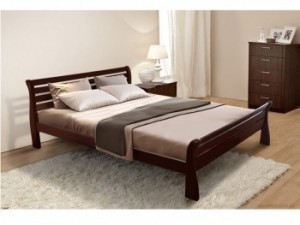Кровать двуспальная деревянная “Верона” 1.6х2.0м Сосна МЕБИГРАНД